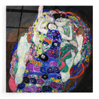 Epic Art 'The Virgin' by Gustav Klimt, Acrylic Glass Wall Art