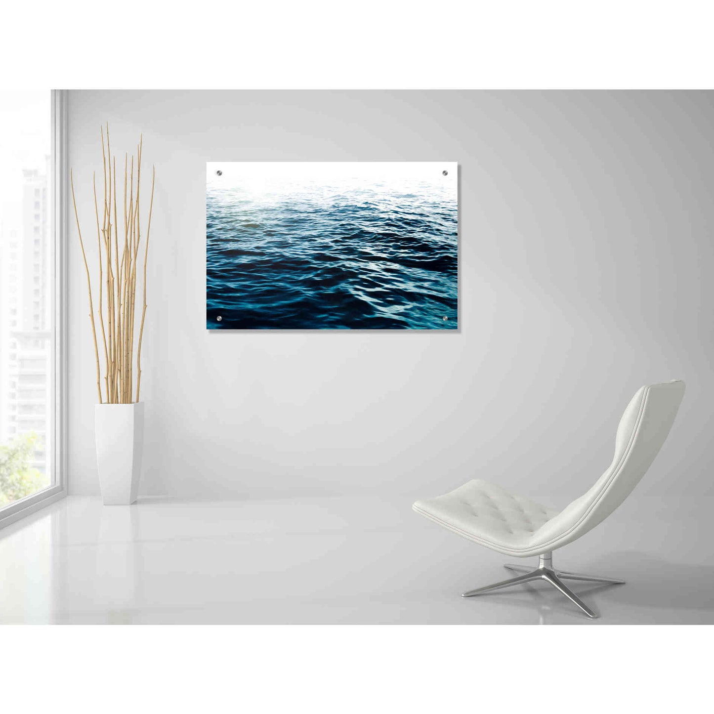Epic Art 'Blue Sea' by Nicklas Gustafsson Acrylic Glass Wall Art,36x24