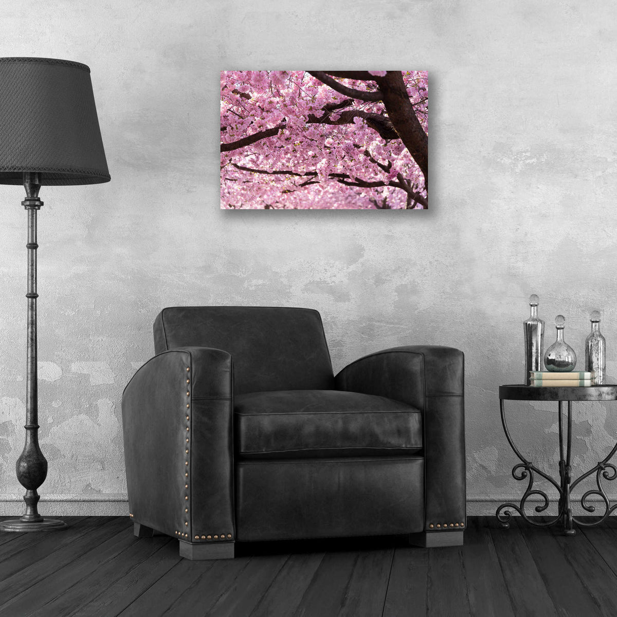 Epic Art 'Cherry Blossom Trees' by Nicklas Gustafsson Acrylic Glass Wall Art,24x16