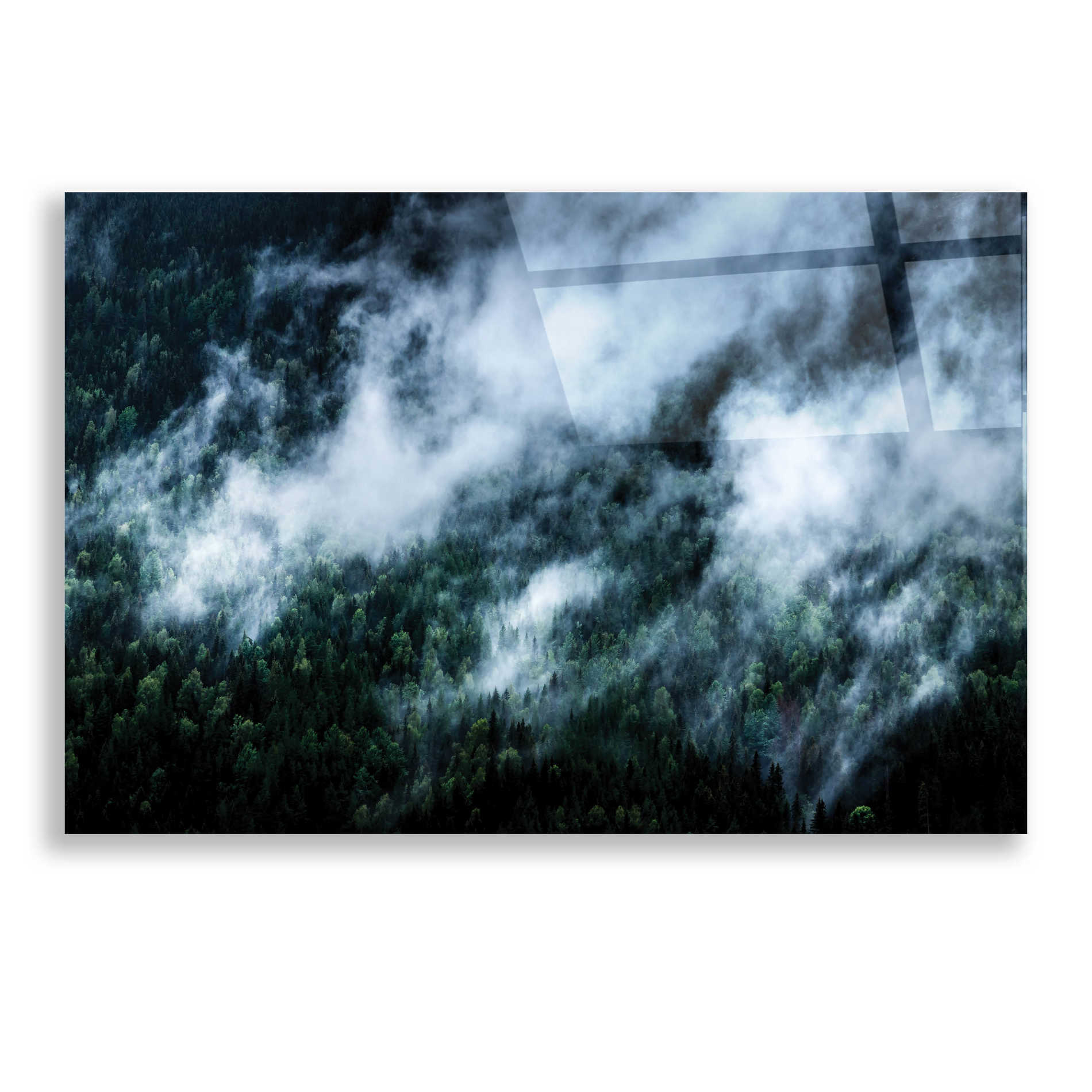 Epic Art 'Foggy Mornings In The Mountains' by Nicklas Gustafsson Acrylic Glass Wall Art,24x16