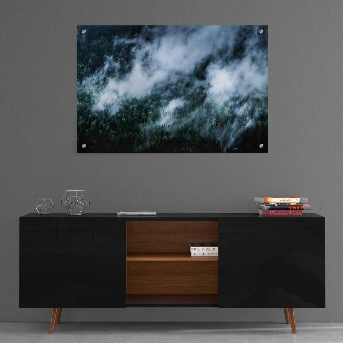 Epic Art 'Foggy Mornings In The Mountains' by Nicklas Gustafsson Acrylic Glass Wall Art,36x24
