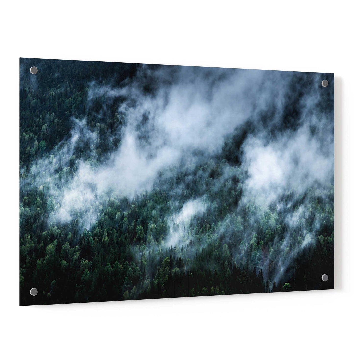 Epic Art 'Foggy Mornings In The Mountains' by Nicklas Gustafsson Acrylic Glass Wall Art,36x24