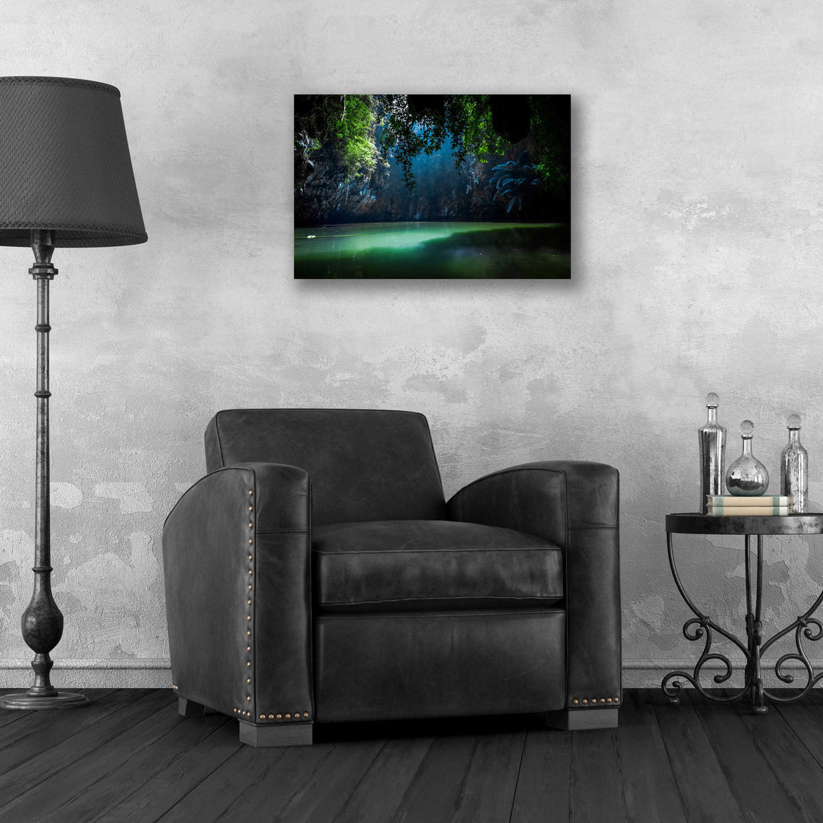 Epic Art 'Lagoon' by Nicklas Gustafsson Acrylic Glass Wall Art,24x16