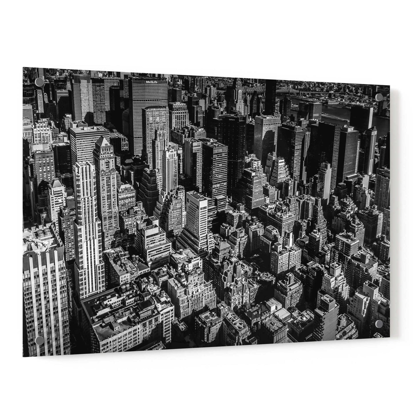 Epic Art 'Manhattan Rooftop View' by Nicklas Gustafsson Acrylic Glass Wall Art,36x24
