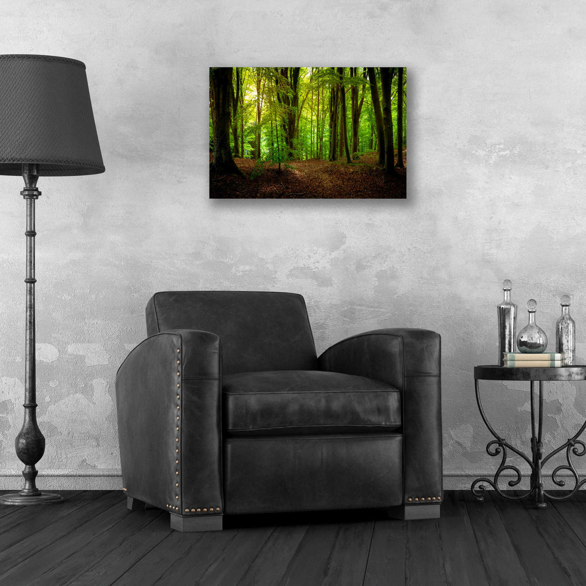 Epic Art 'Summer Forest' by Nicklas Gustafsson Acrylic Glass Wall Art,24x16