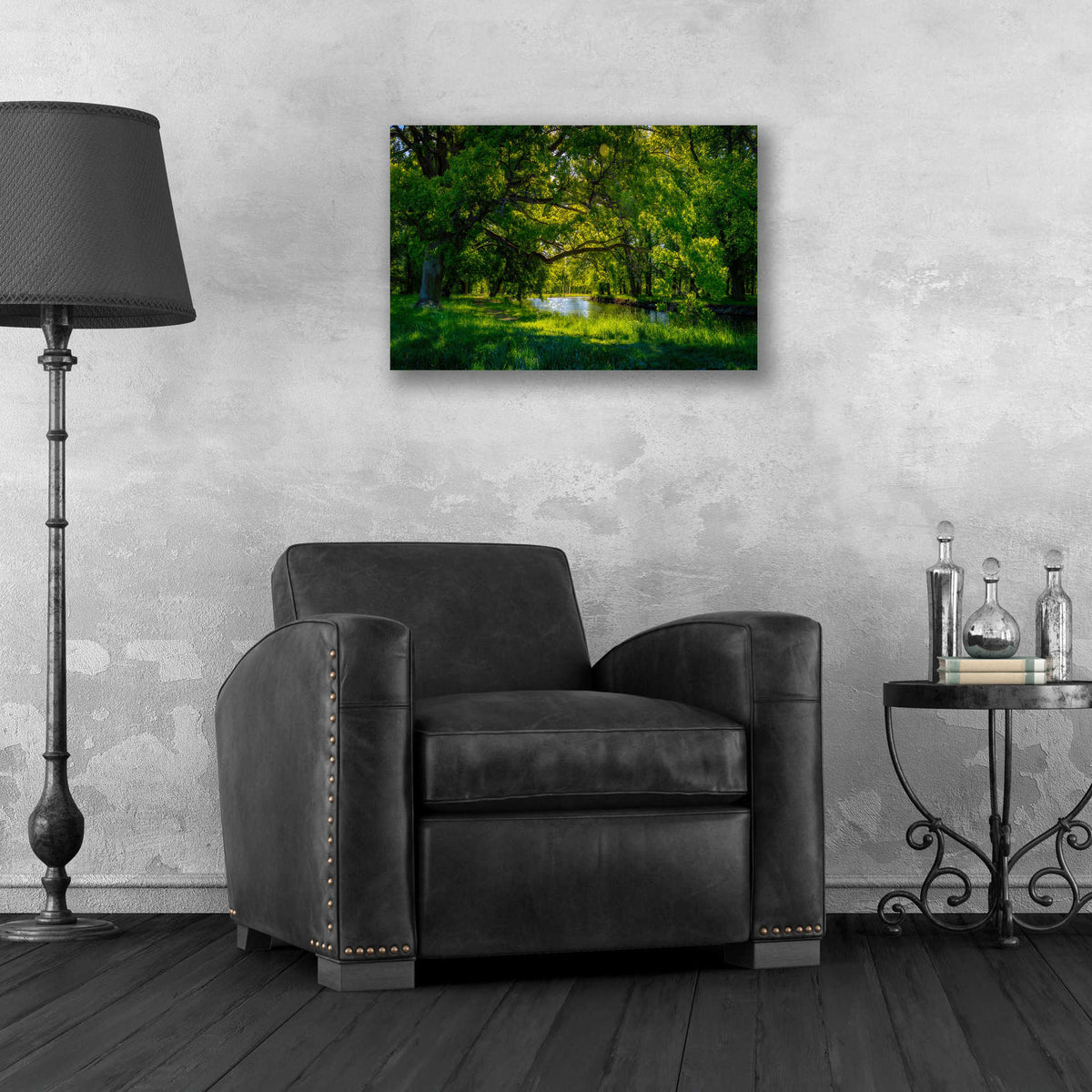Epic Art 'Summer Morning In The Park' by Nicklas Gustafsson Acrylic Glass Wall Art,24x16