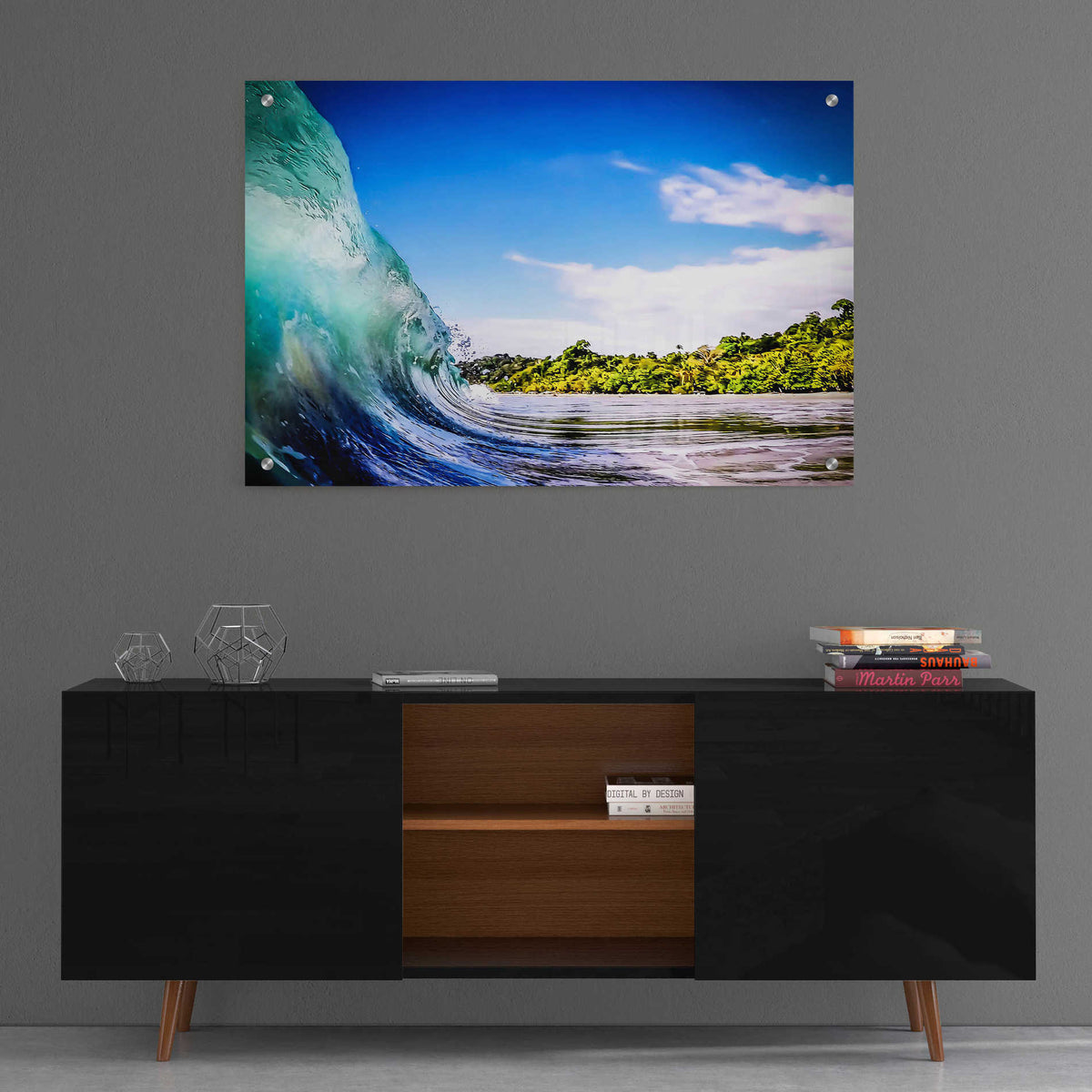 Epic Art 'Tropical Wave' by Nicklas Gustafsson Acrylic Glass Wall Art,36x24