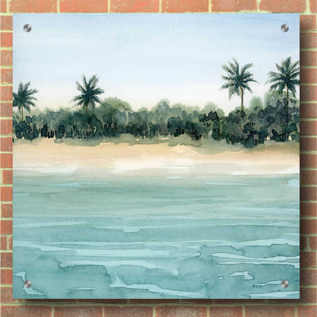 Epic Art 'Paradis II' by Grace Popp, Acrylic Wall Glass,36x36
