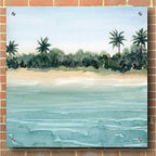 Epic Art 'Paradis II' by Grace Popp, Acrylic Wall Glass,36x36