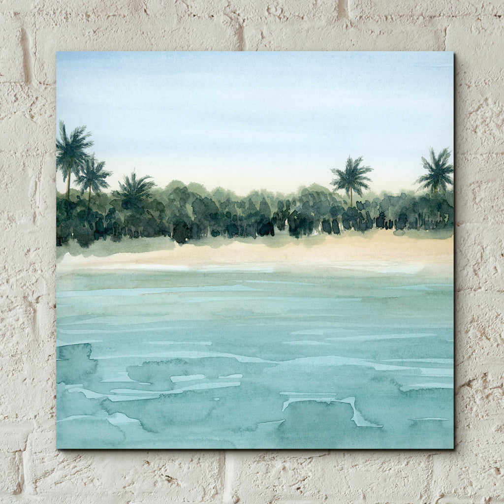 Epic Art 'Paradis I' by Grace Popp, Acrylic Wall Glass,12x12