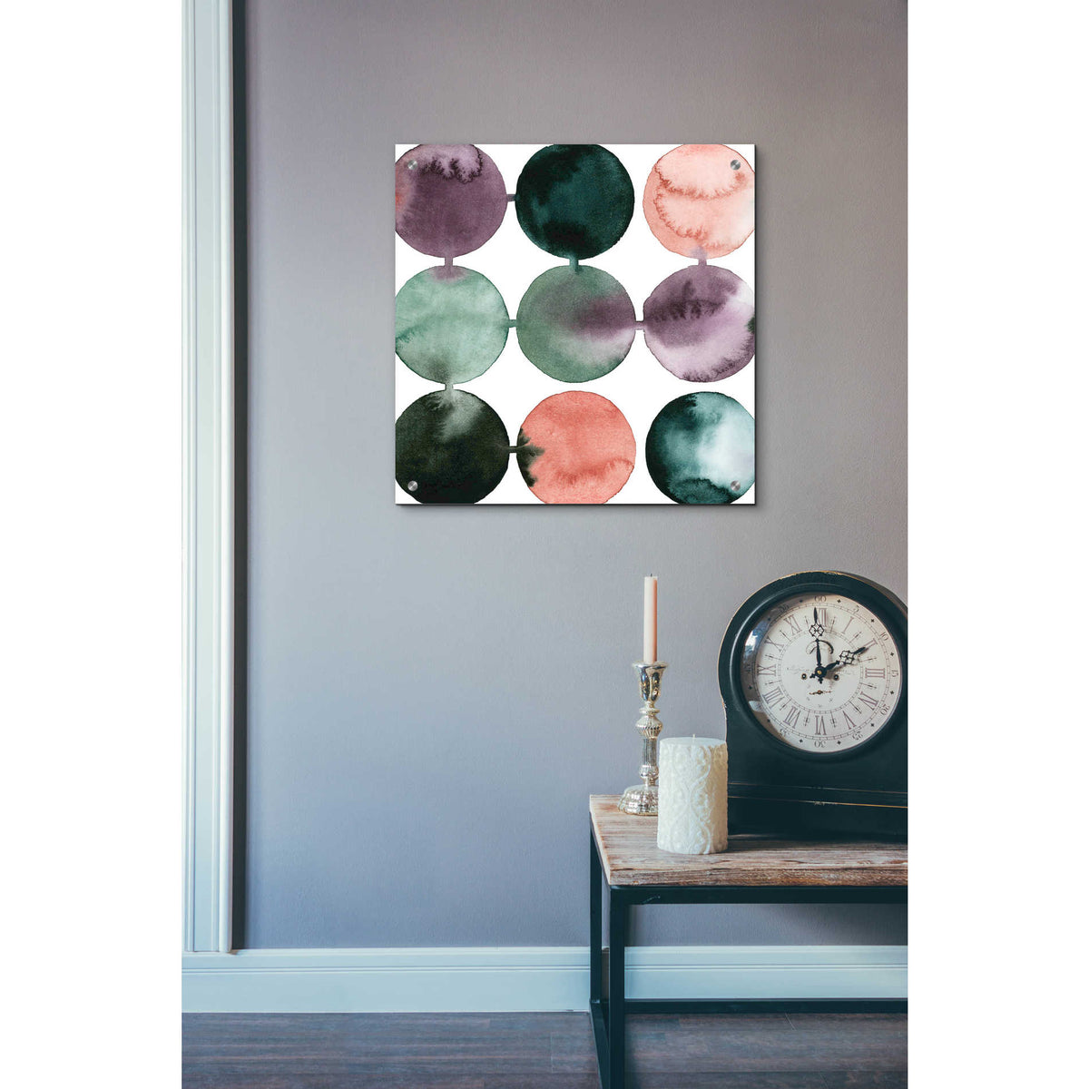 Epic Art 'Seafoam Fizz II' by Grace Popp, Acrylic Wall Glass,24x24