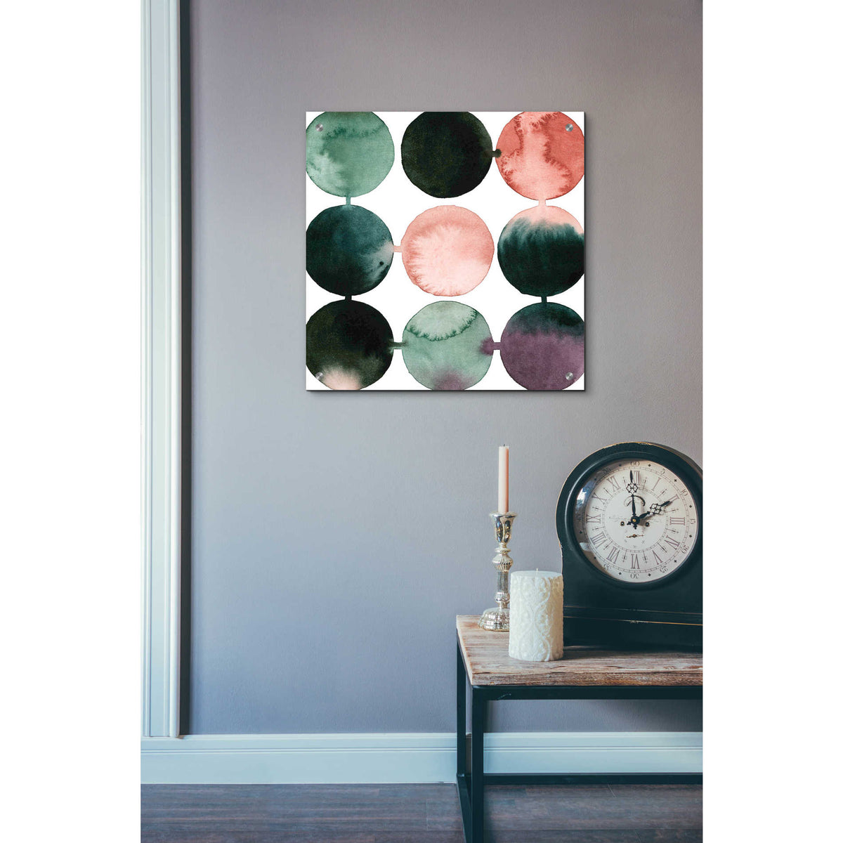 Epic Art 'Seafoam Fizz I' by Grace Popp, Acrylic Wall Glass,24x24
