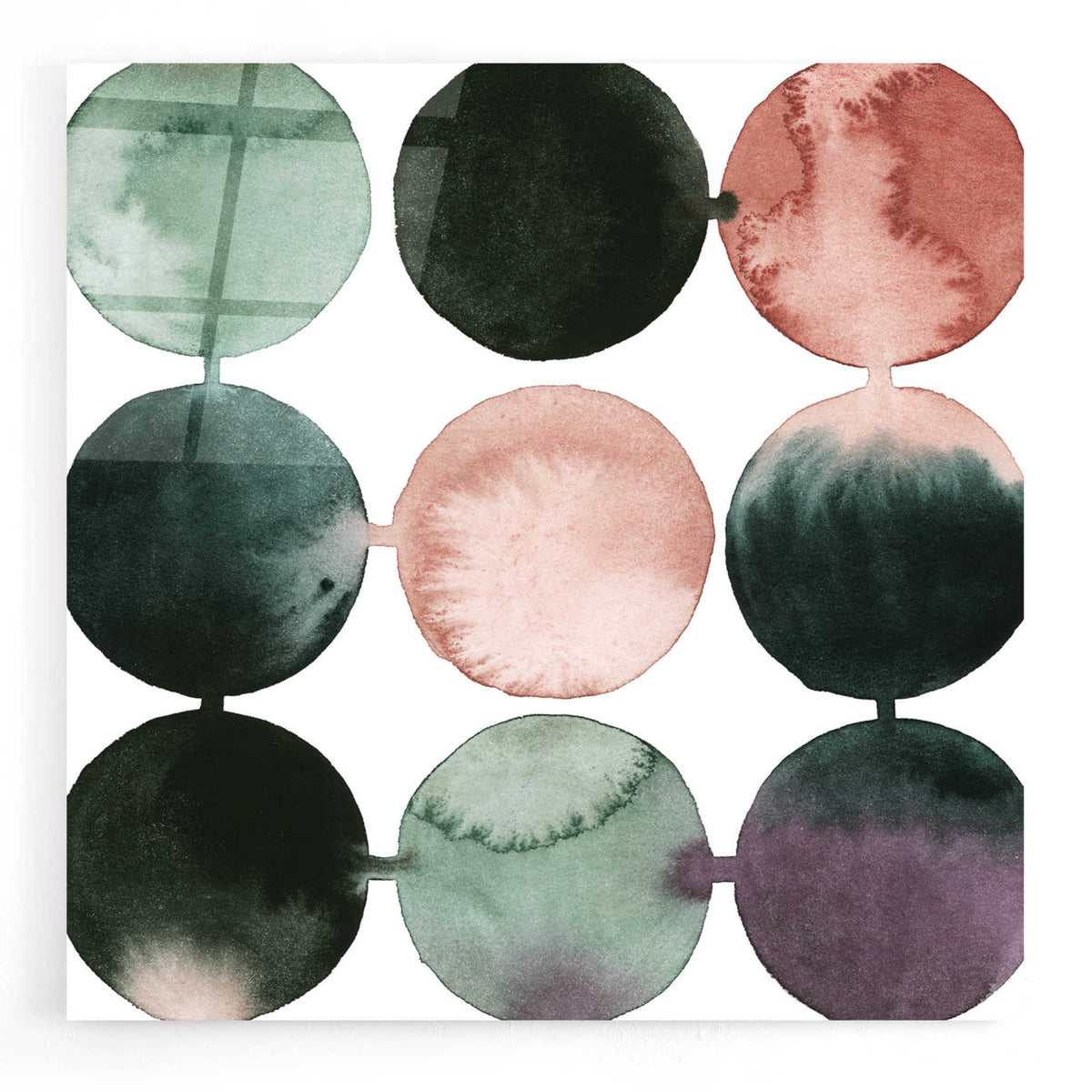 Epic Art 'Seafoam Fizz I' by Grace Popp, Acrylic Wall Glass