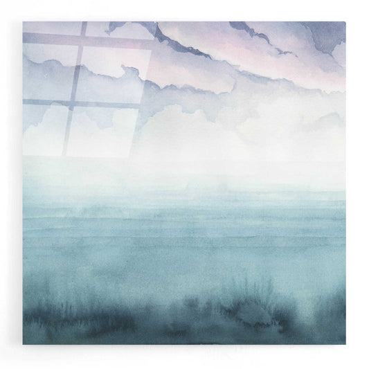 Epic Art 'Dusk on the Bay I' by Grace Popp, Acrylic Wall Glass