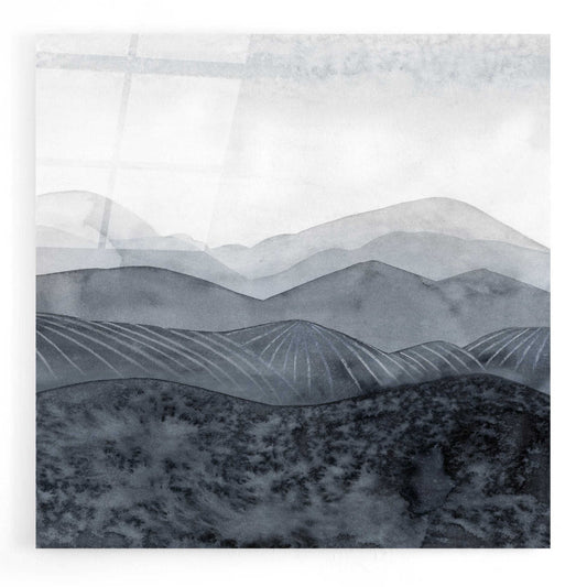 Epic Art 'Blustering Valley II' by Grace Popp, Acrylic Wall Glass