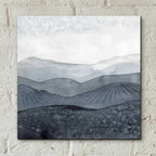 Epic Art 'Blustering Valley I' by Grace Popp, Acrylic Wall Glass,12x12
