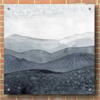Epic Art 'Blustering Valley I' by Grace Popp, Acrylic Wall Glass,36x36