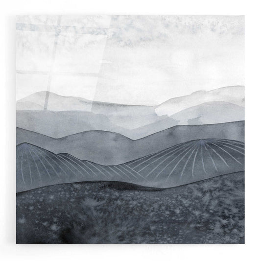 Epic Art 'Blustering Valley I' by Grace Popp, Acrylic Wall Glass