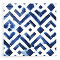 Epic Art 'Cobalt Watercolor Tiles II' by Grace Popp, Acrylic Wall Glass