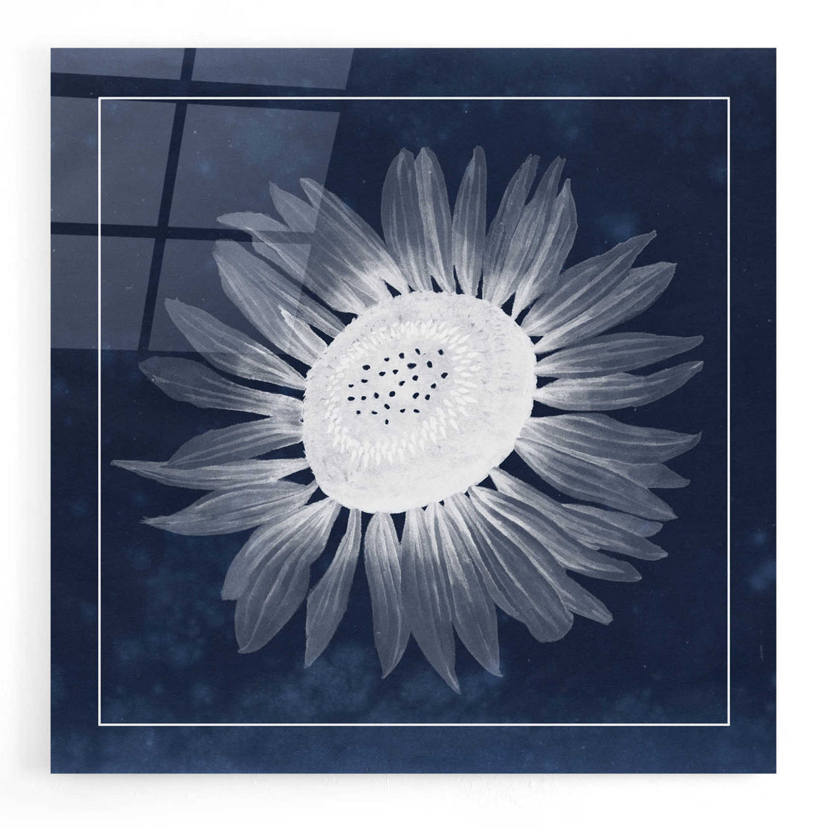 Epic Art 'Moon Flower II' by Grace Popp, Acrylic Wall Glass
