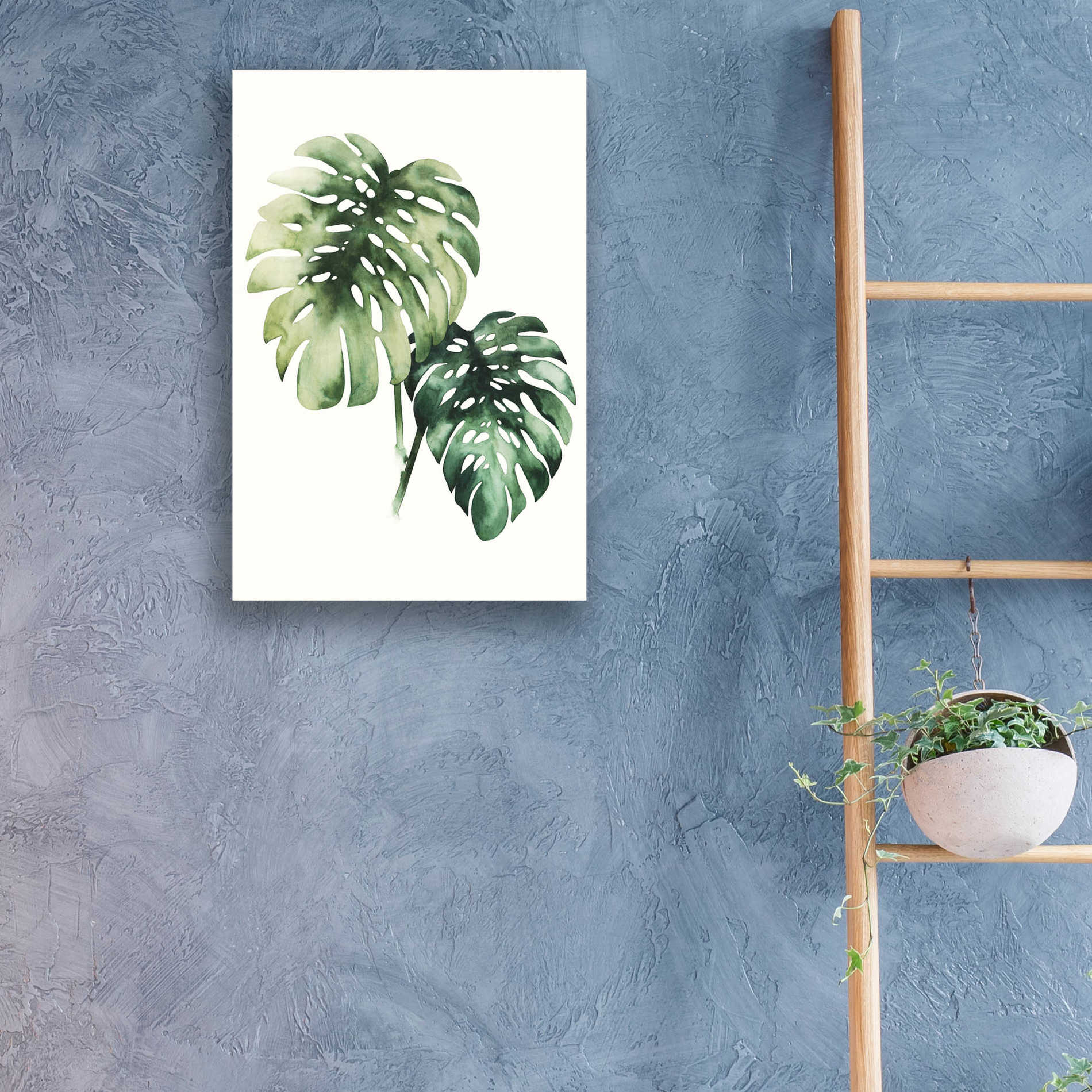 Epic Art 'Tropical Plant II' by Grace Popp, Acrylic Wall Glass,16x24
