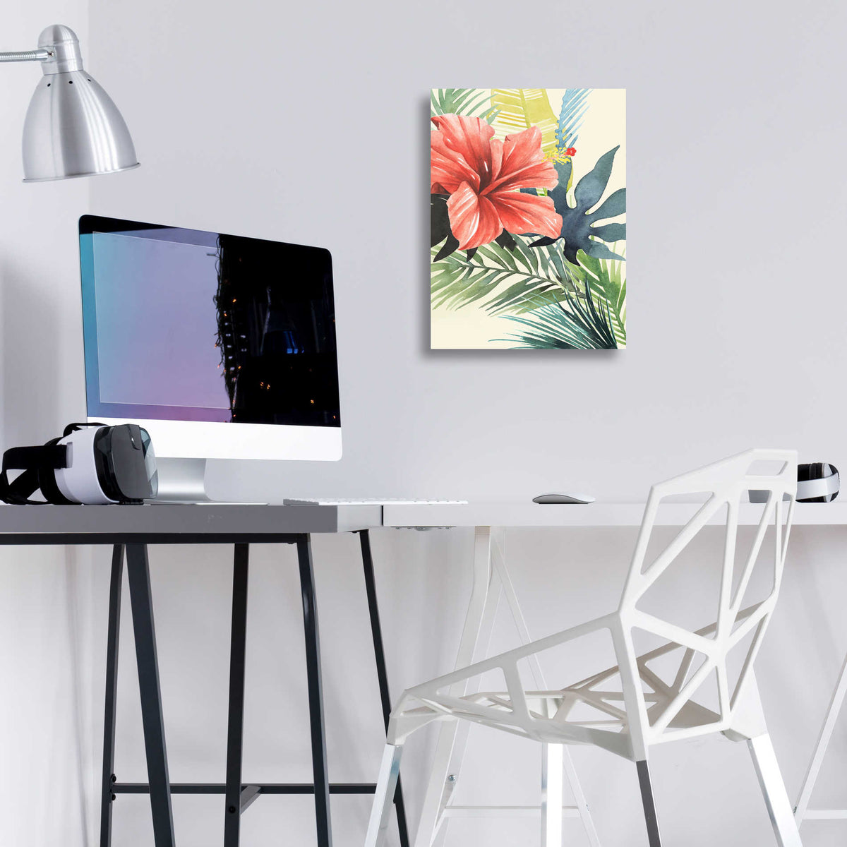 Epic Art 'Tropical Punch II' by Grace Popp, Acrylic Wall Glass,12x16
