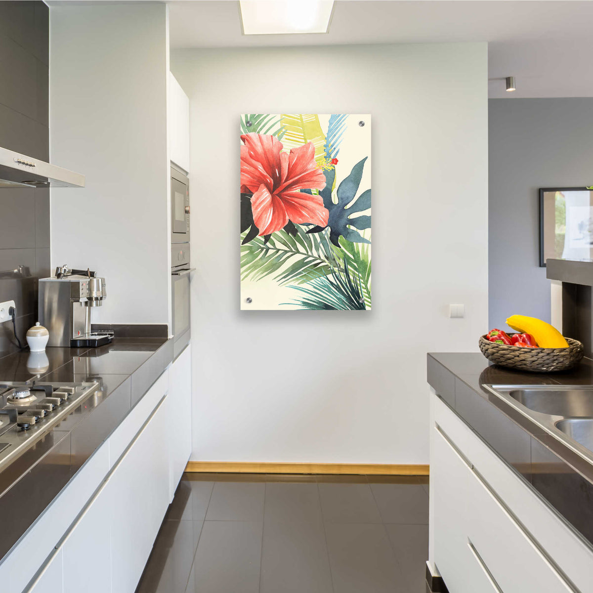 Epic Art 'Tropical Punch II' by Grace Popp, Acrylic Wall Glass,24x36