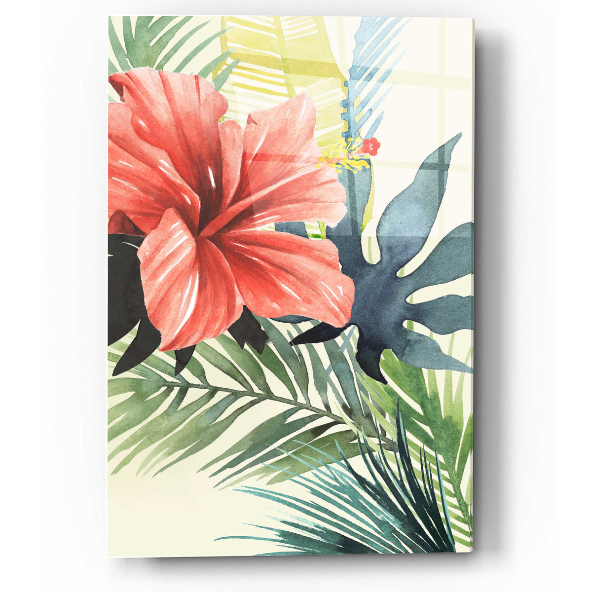 Epic Art 'Tropical Punch II' by Grace Popp, Acrylic Wall Glass