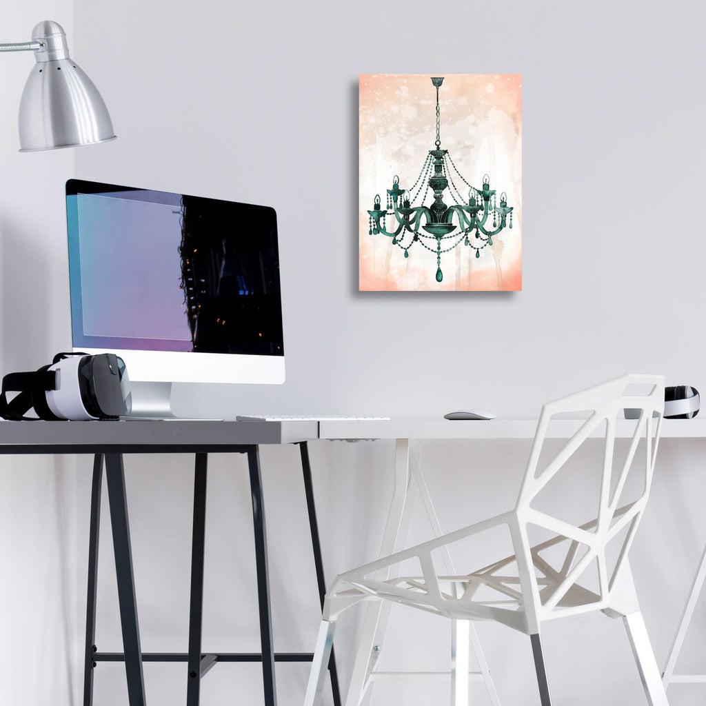 Epic Art 'La Lumier I' by Grace Popp, Acrylic Wall Glass,12x16