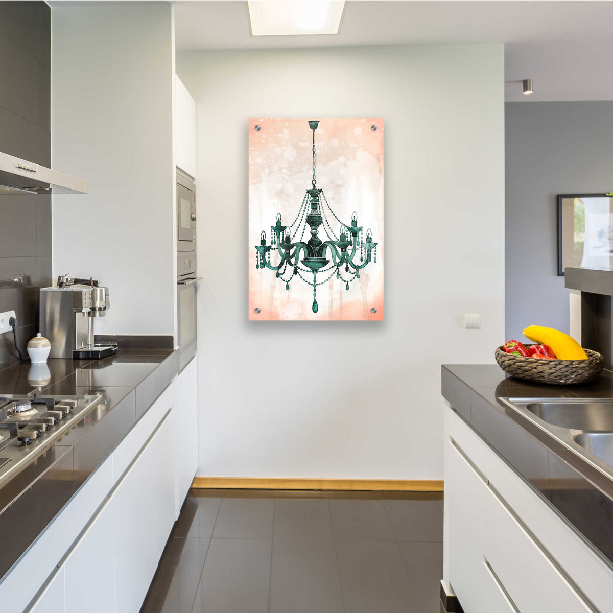 Epic Art 'La Lumier I' by Grace Popp, Acrylic Wall Glass,24x36