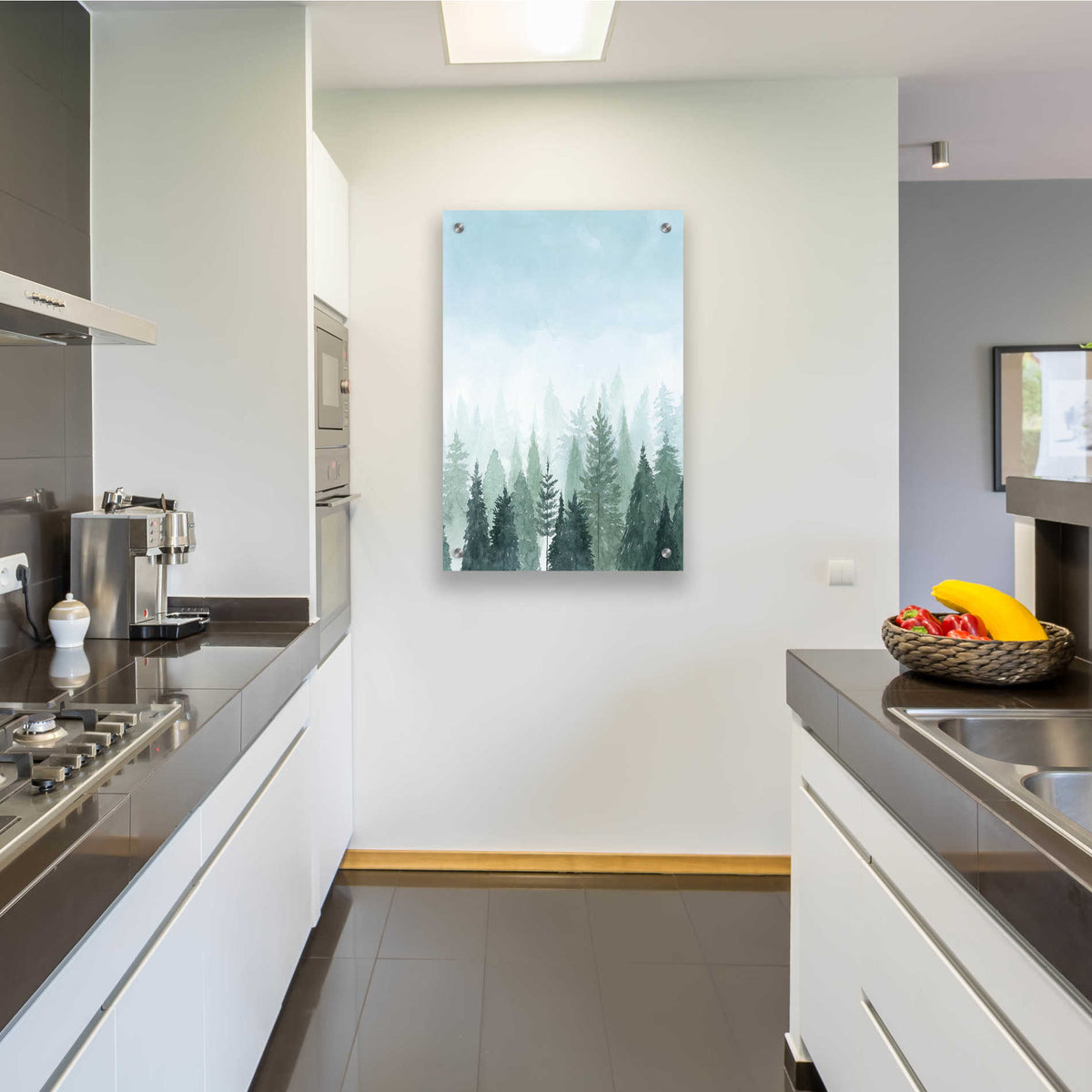 Epic Art 'Into the Trees II' by Grace Popp, Acrylic Wall Glass,24x36