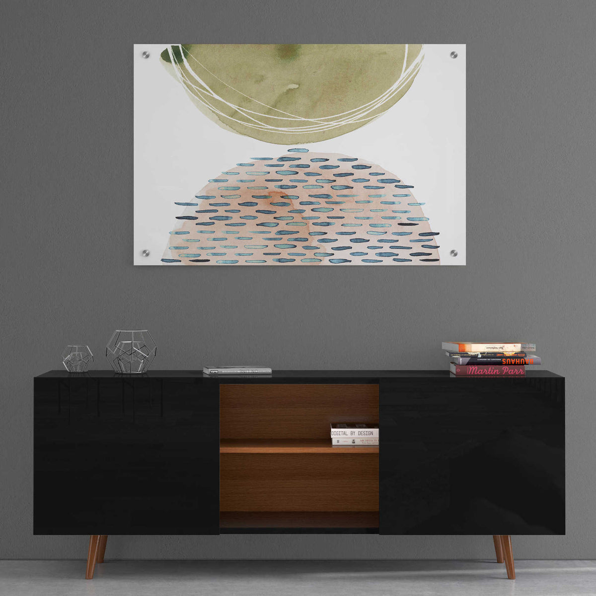 Epic Art 'Up and Over I' by Grace Popp, Acrylic Wall Glass,36x24
