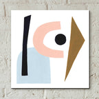 Epic Art 'Informal Formation II' by Grace Popp, Acrylic Wall Glass,12x12