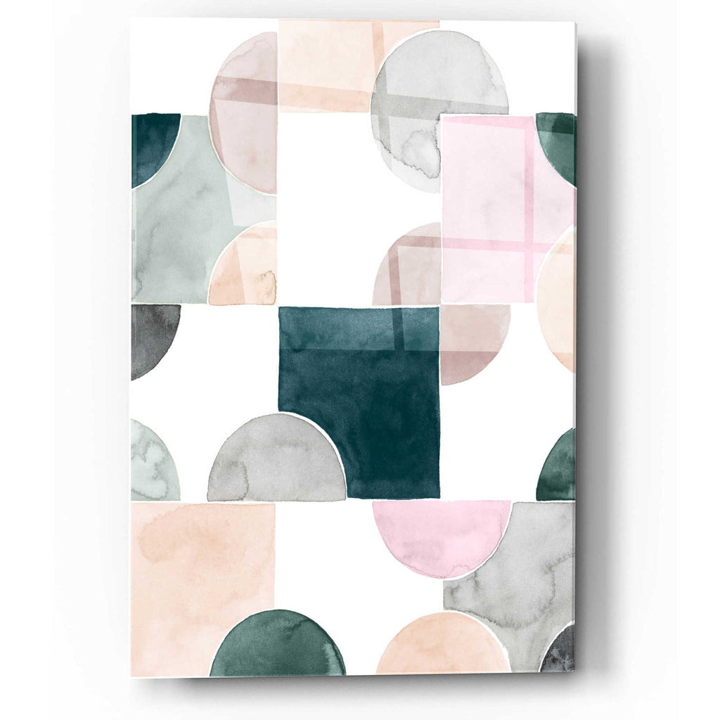 Epic Art 'Muted Mystery I' by Grace Popp, Acrylic Wall Glass