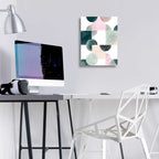 Epic Art 'Muted Mystery IV' by Grace Popp, Acrylic Wall Glass,12x16