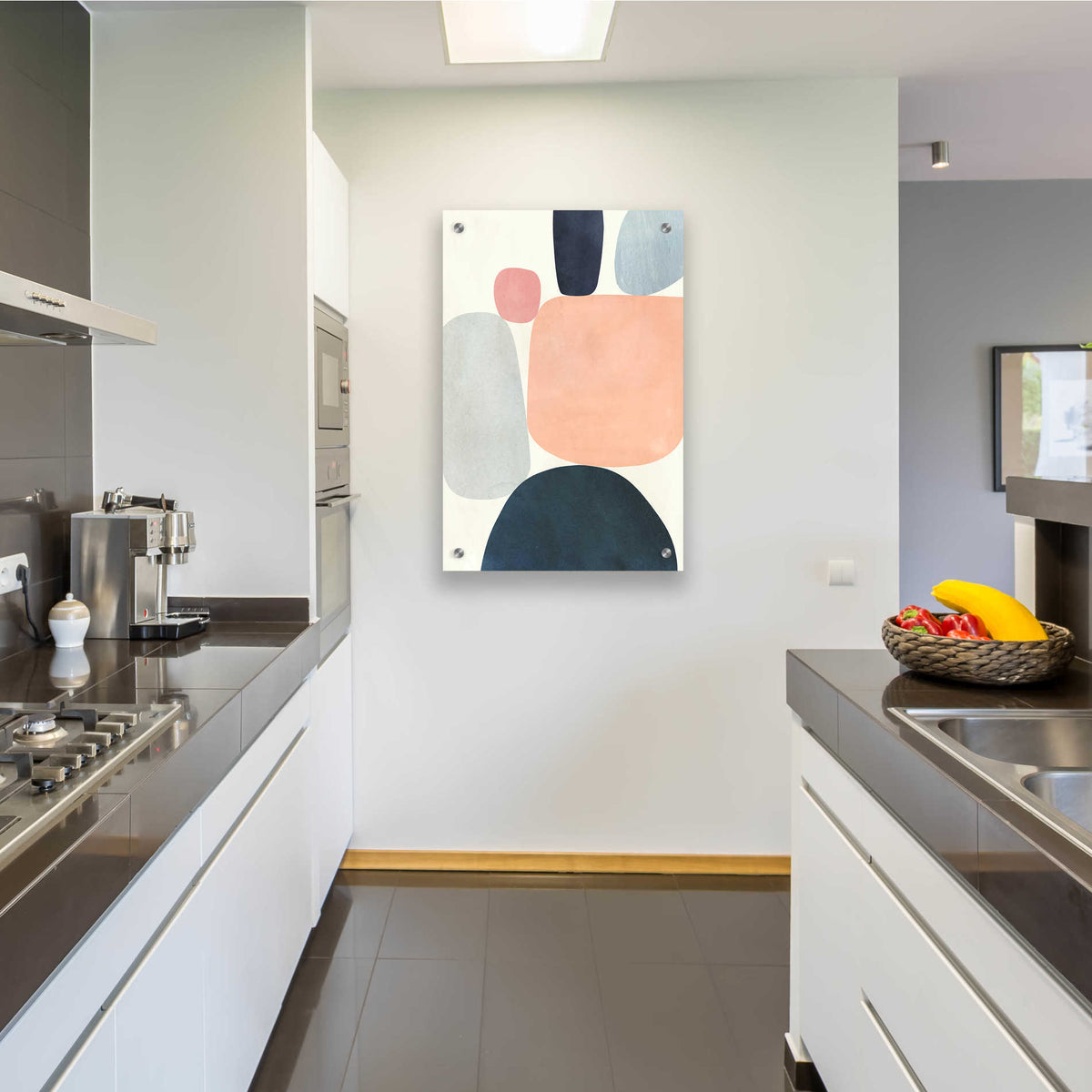 Epic Art 'Gem Totem II' by Grace Popp, Acrylic Wall Glass,24x36