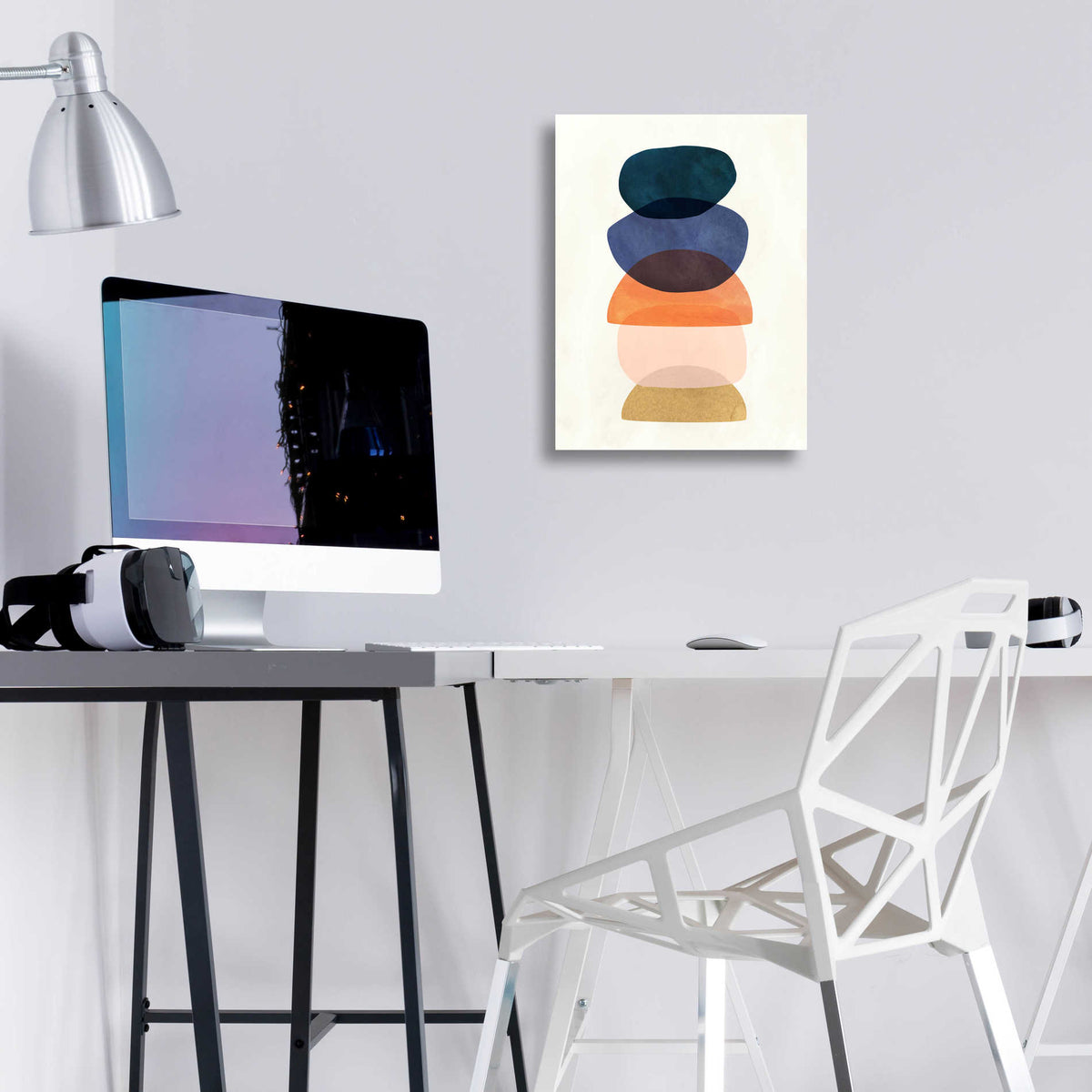 Epic Art 'Mod Pods I' by Grace Popp, Acrylic Wall Glass,12x16