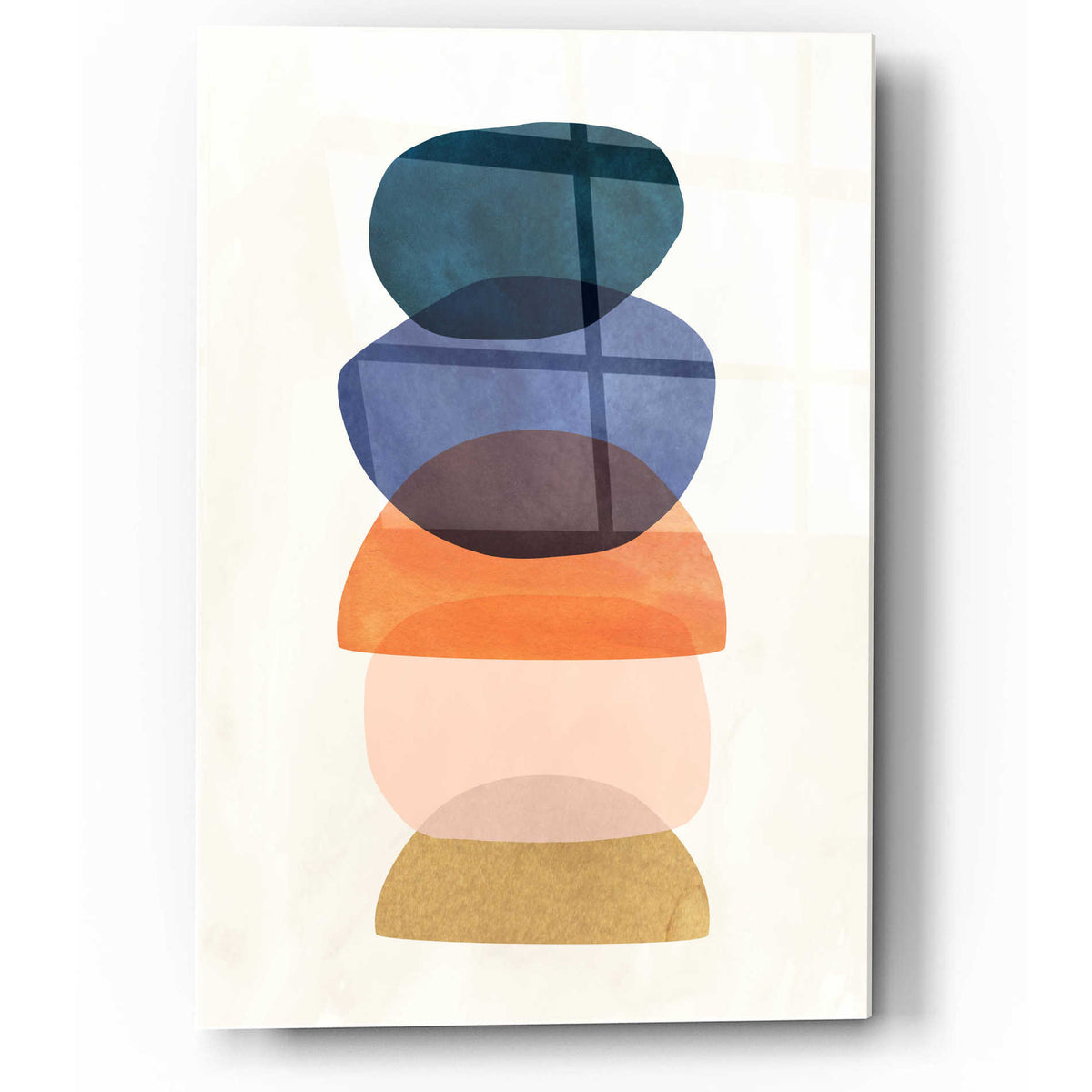 Epic Art 'Mod Pods I' by Grace Popp, Acrylic Wall Glass