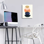 Epic Art 'Mod Pods II' by Grace Popp, Acrylic Wall Glass,12x16