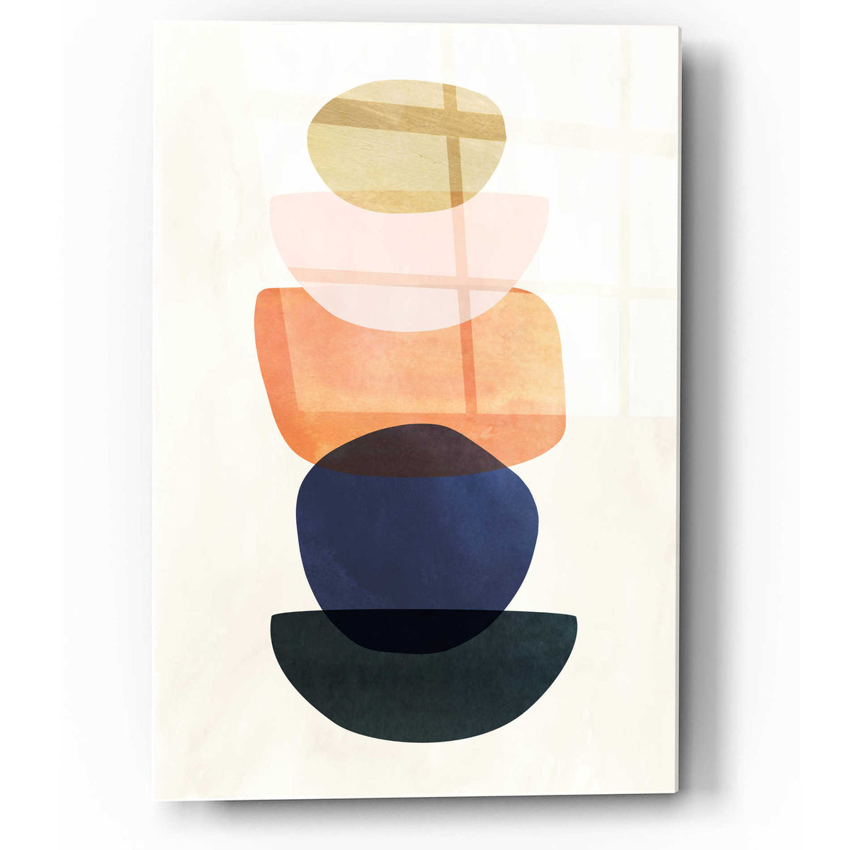 Epic Art 'Mod Pods II' by Grace Popp, Acrylic Wall Glass