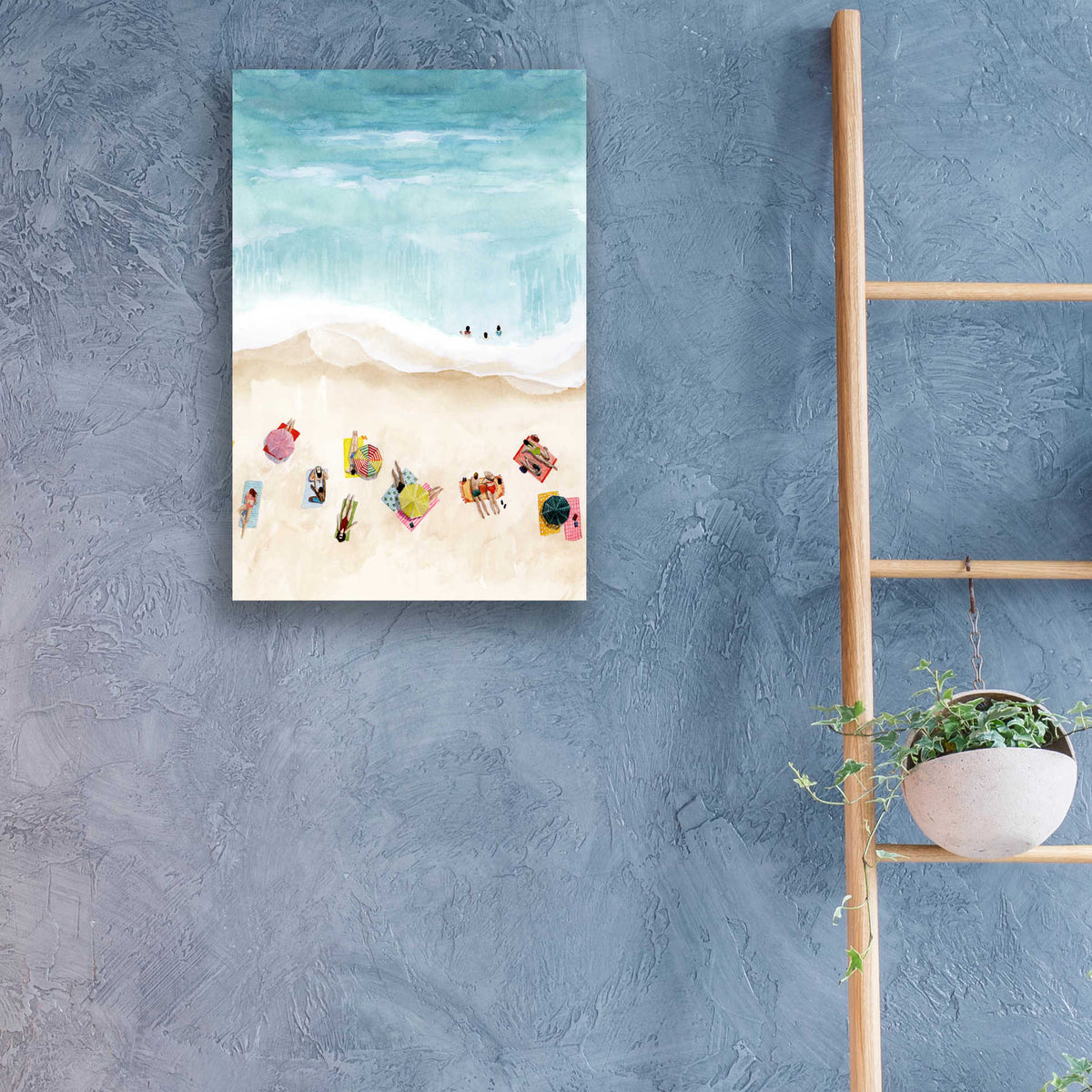 Epic Art 'Beach Week II' by Grace Popp, Acrylic Wall Glass,16x24