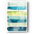 Epic Art 'Aqua Streak I' by Grace Popp, Acrylic Wall Glass