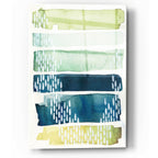 Epic Art 'Aqua Streak II' by Grace Popp, Acrylic Wall Glass