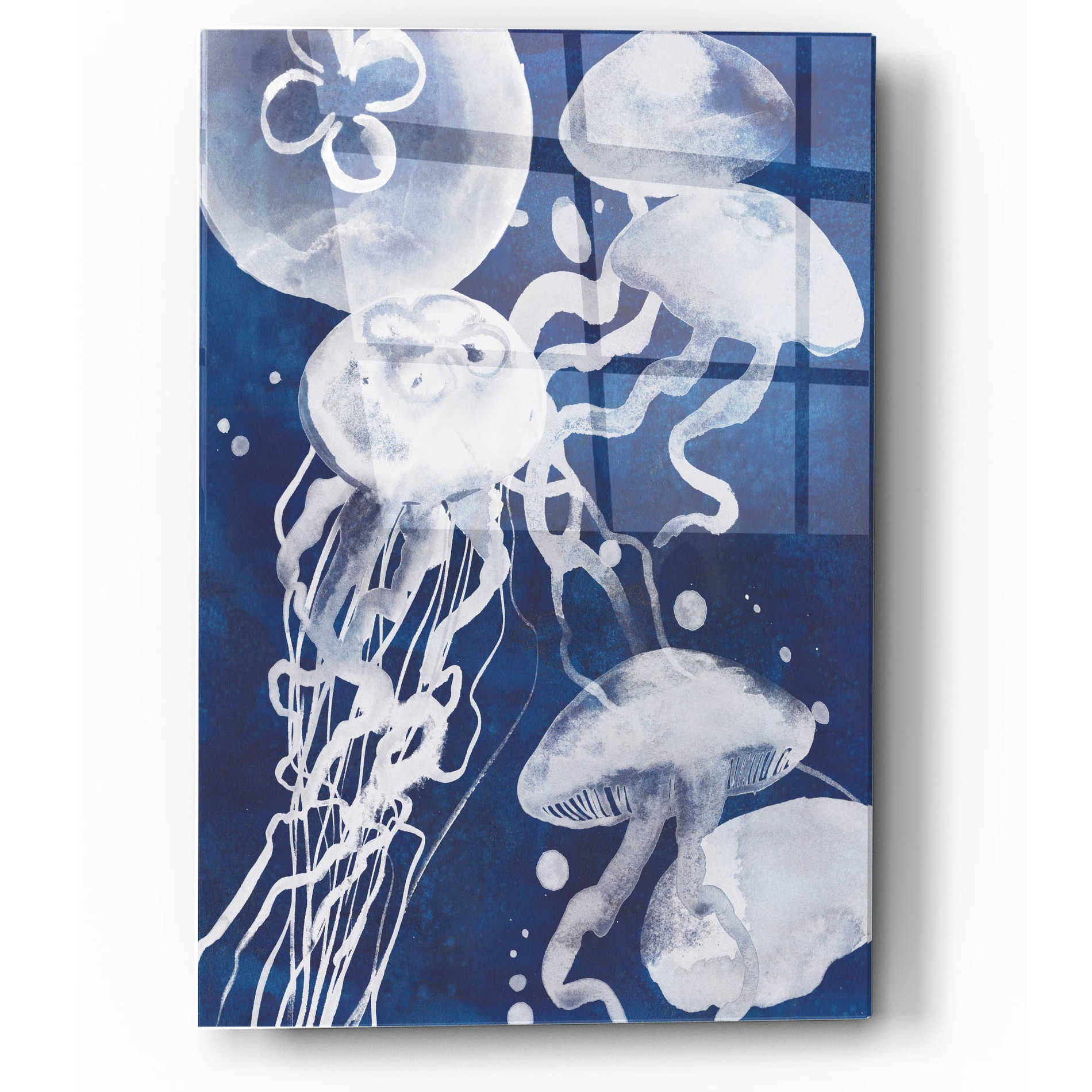 Epic Art 'Swarm I' by Grace Popp, Acrylic Wall Glass,12x16