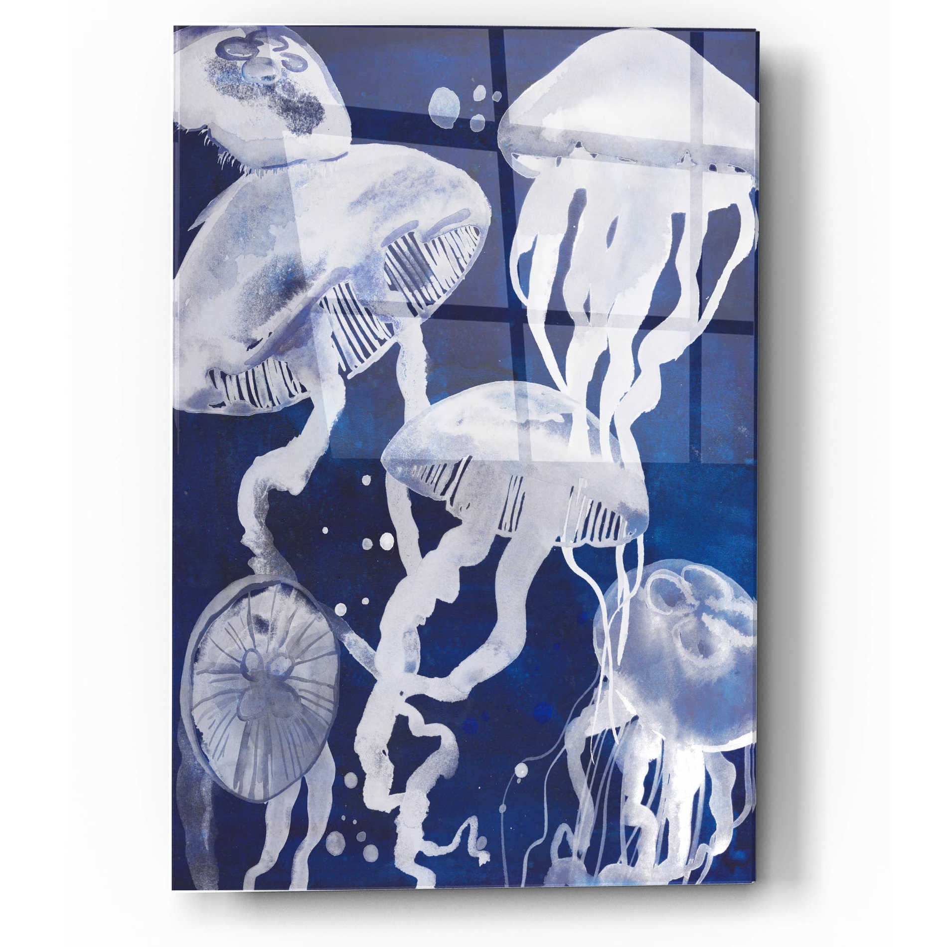 Epic Art 'Swarm II' by Grace Popp, Acrylic Wall Glass,12x16
