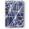 Epic Art 'Indigo Pattern I' by Grace Popp, Acrylic Wall Glass