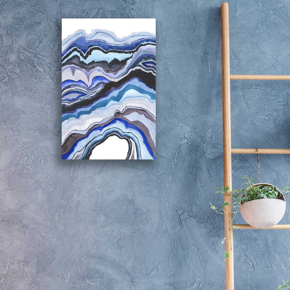 Epic Art 'Quartz Lore II' by Grace Popp, Acrylic Wall Glass,16x24