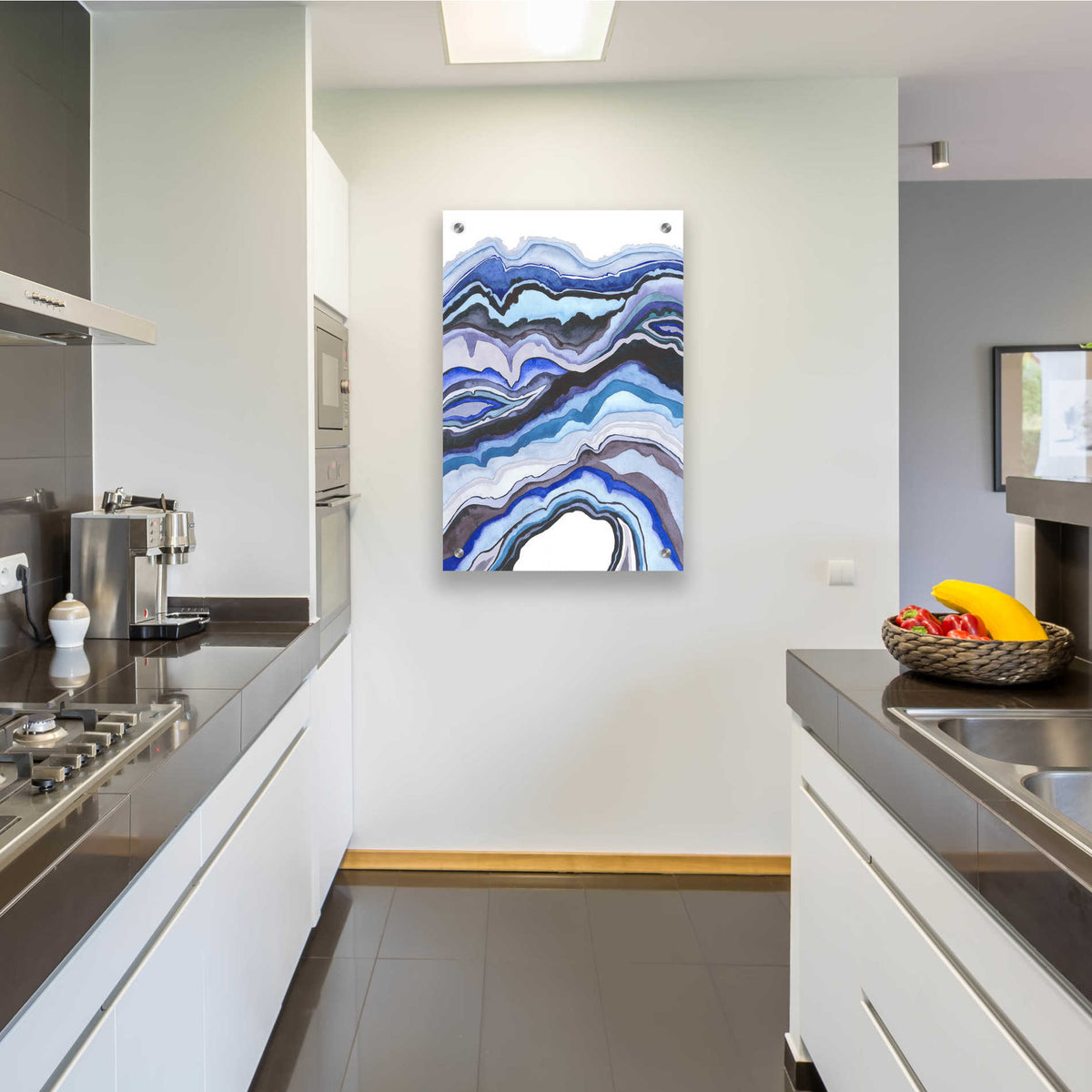 Epic Art 'Quartz Lore II' by Grace Popp, Acrylic Wall Glass,24x36