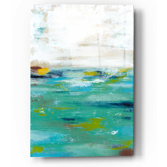 Epic Art 'Topaz Mire I' by Grace Popp, Acrylic Wall Glass