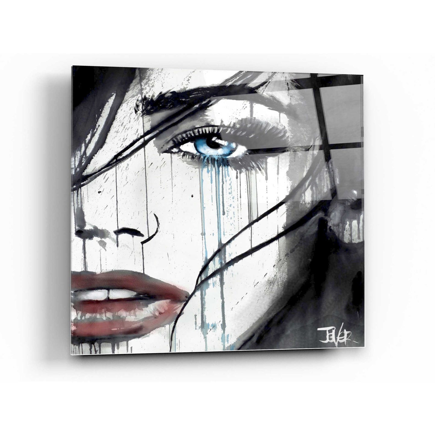 Epic Art 'It Happens' by Loui Jover, Acrylic Glass Wall Art,12 x 12